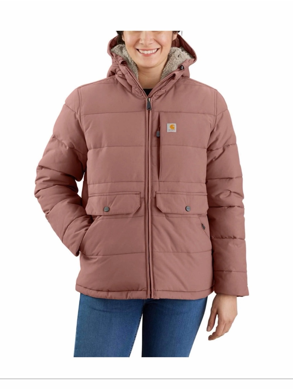 CARHARTT Hooded Puffer Insulated Winter Jacket ❄️☃️